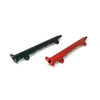 AMS Performance 08-15 Mitsubishi EVO X CNC Machined Aluminum Fuel Rail w/Pulsation Dampener - Red