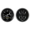 Auto Meter Gauge Kit 2 pc. Quad & Speedometer 5in Old Tyme Black - mammothracing