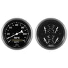 Auto Meter Gauge Kit 2 pc. Quad & Speedometer 3 3/8in Old Tyme Black - mammothracing