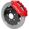 Wilwood 03-08 Audi A4 Forged Narrow Superlite 6R Front Big Brake Kit 12.88in (Red) w/ Lines