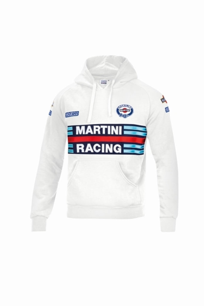 Sparco Hoodie Martini-Racing Large White | Mammoth Racing