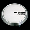 Advan 63mm Flat Centercap - Silver Alumite - Mammoth Racing -