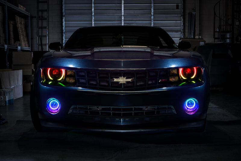 Oracle Chevrolet Camaro 10 13 Led Fog Halo Kit Colorshift Mammoth