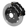 Wilwood 03-08 Audi A4 Forged Narrow Superlite 6R Front Big Brake Kit 12.88in Rotor Dia (Black)